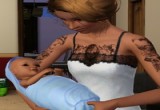 لعبة رعاية الطفل حديث الولادة